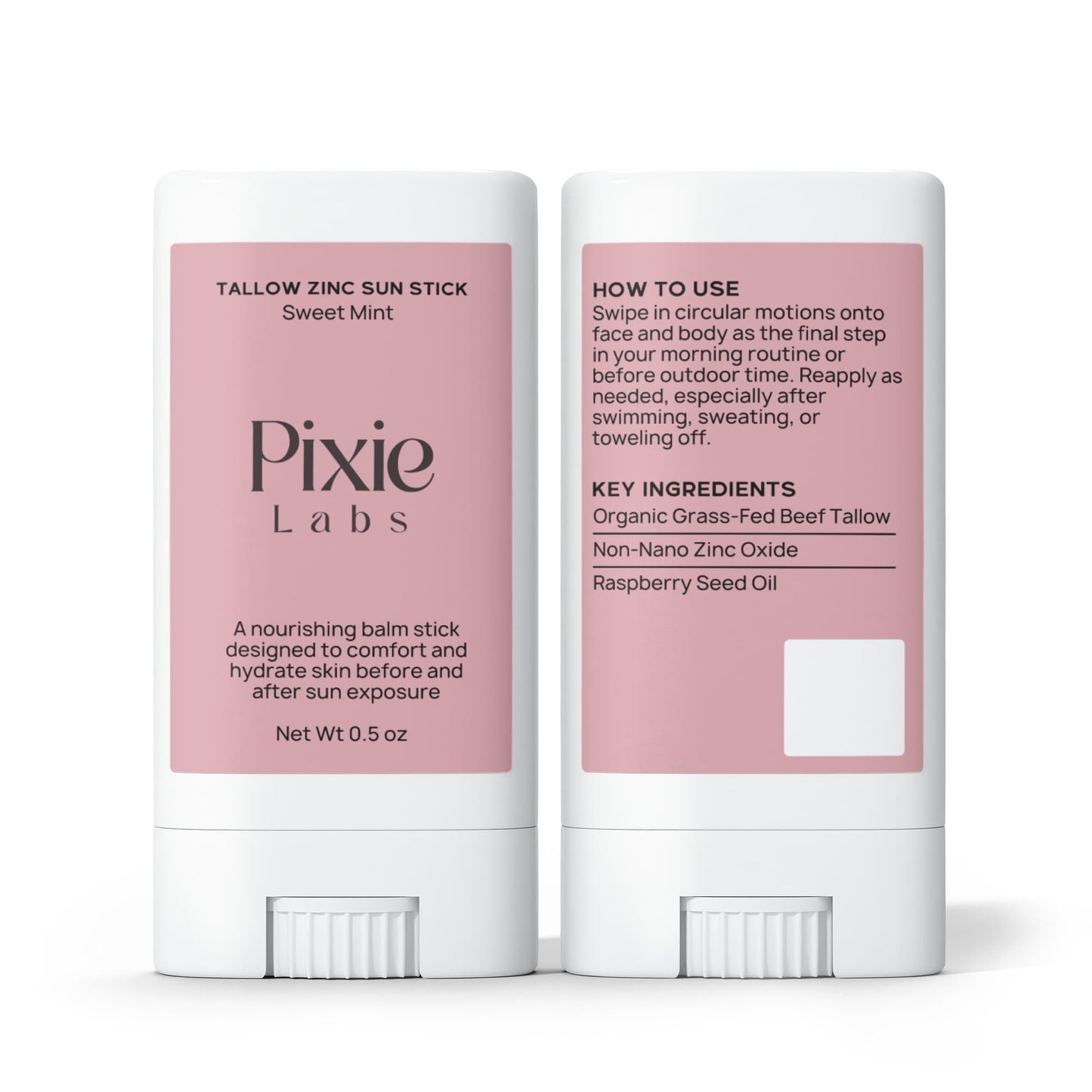 2 Pack Tallow Zinc Sun Stick