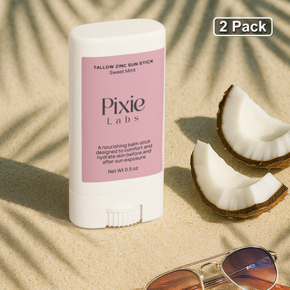 2 Pack Tallow Zinc Sun Stick